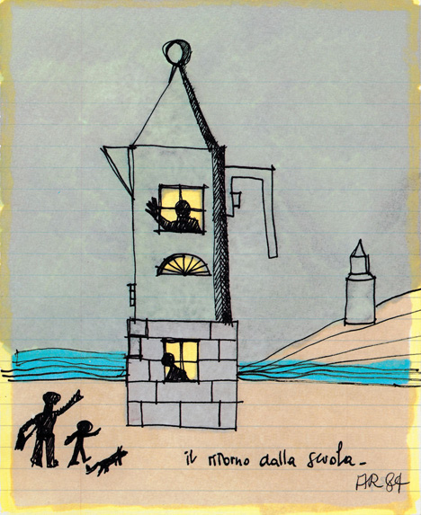 Bacha-coffee-La-Conica-Sketch-Aldo-Rossi Bacha-coffee-La-Conica-Sketch-Aldo-Rossi