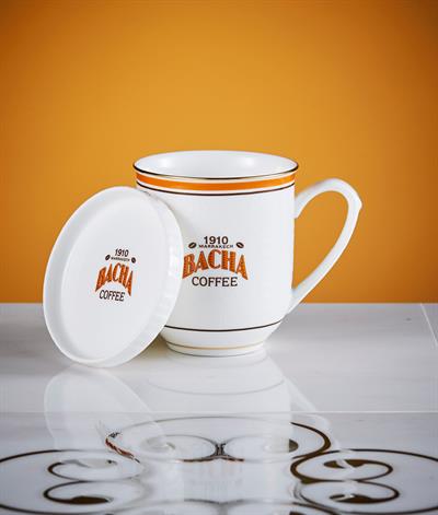 Bacha Heritage Coffee Mug and Lid